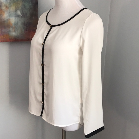 Anthropologie Sheer Blouse - Picture 2 of 7
